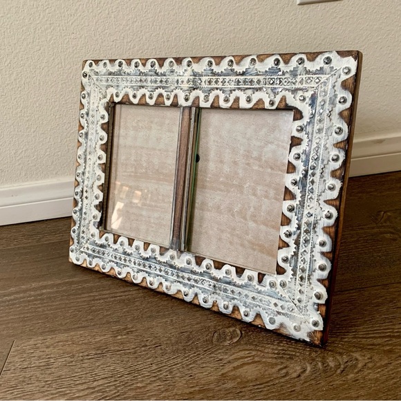 Azure Wooden Photos Frame 11/14.5” - Picture 2 of 13